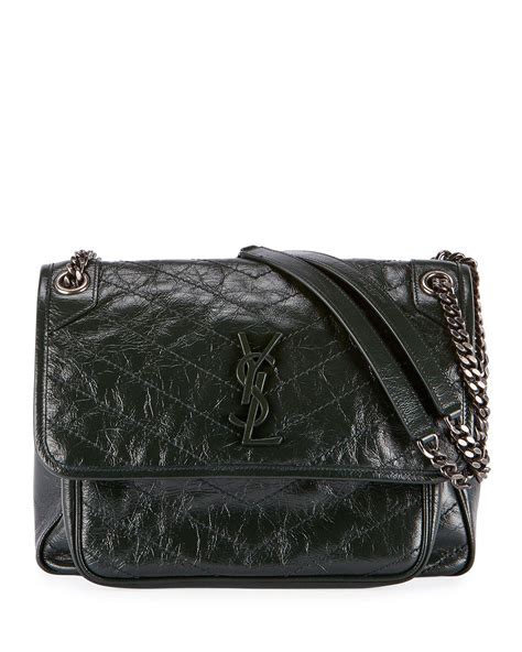 niki medium monogram ysl shiny waxy quilted shoulder bag|Saint Laurent Niki Medium Shoulder Bag.